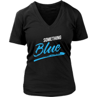 Something Blue - Wedding Gift - Bride Shirt - Novelty Tee - Womens Plus Size Up To 4X