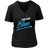 Something Blue - Wedding Gift - Bride Shirt - Novelty Tee - Womens Plus Size Up To 4X