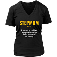 Stepmom Definition Tshirt - Mother's Day Gift T Shirt - Womens Plus Size Up To 4X