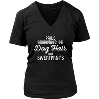 Dog Hair T-Shirt - Relaxed Weekend Tshirt - Dog Owners Tee - Womens Plus Size Up To 4X