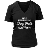 Dog Hair T-Shirt - Relaxed Weekend Tshirt - Dog Owners Tee - Womens Plus Size Up To 4X