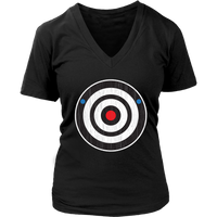 Bullseye Axe Throwing Sport T-Shirt - Bull's Eye Ax Throwing - Womens Plus Size Up To 4X