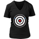 Bullseye Axe Throwing Sport T-Shirt - Bull's Eye Ax Throwing - Womens Plus Size Up To 4X