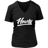 Howdy T Shirt - Rodeo Sport Tshirt - Cowgirl T-Shirt  - Womens Plus Size Up To 4X