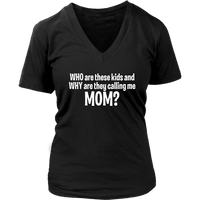 Mother's Day T-Shirt - Moms Crazy Kids Tshirt - Mommy Tee - Womens Plus Size Up To 4X