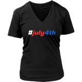 4th of July T-Shirt - Independence Day Tshirt - USA Holidays - Womens Plus Size Up To 4X