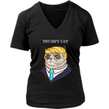 Trumpy Cat T-Shirt - Funny Political Tee - Trump Tshirt - Womens Plus Size up to 4X