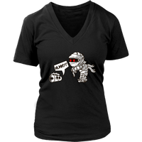 Mummy T-Shirt - Funny Tee - Halloween Tshirt - Pun Shirt - Womens Plus Size Up To 4X