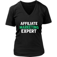 Affiliate Marketing Expert Tshirt - Sell Online - Marketer - Womens Plus Size Up To 4X