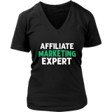 Affiliate Marketing Expert Tshirt - Sell Online - Marketer - Womens Plus Size Up To 4X