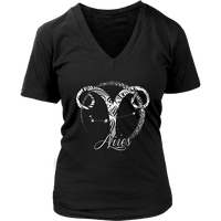 Aries T-Shirt - Zodiac Sign Tshirt - Horoscope Tee Shirts - Womens Plus Size up to 4X