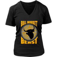 Bull Market Stocks Tshirt - Stock Exchange Trader T-Shirt - Womens Plus Size Up To 4X