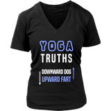 Yoga Truths - Funny Yogi Novelty Tees - Fart Joke Shirt - Womens Plus Size Up To 4X