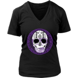 Skull Graphic Shirt - Halloween Tshirt - Dia De Los Muertos - Womens Plus Size Up To 4X