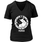 Taurus Zodiac Sign T-Shirt - April & May Birthday Gift Tee - Womens Plus Size Up To 4X