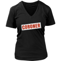 Coroner T-Shirt - Funny Halloween Costume Tee Shirt - Womens Plus Size up to 4X