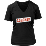 Coroner T-Shirt - Funny Halloween Costume Tee Shirt - Womens Plus Size up to 4X