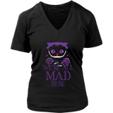 Evil Cheshire Cat T-Shirt - Mad Tshirt - Scary Tee Shirt - Womens Plus Size up to 4X