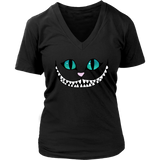 Halloween Cheshire Cat Tshirt - Alice in Wonderland - Womens Plus Size up to 4X