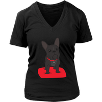 Puppy Dog Eyes T-Shirt - Cute Pug Tee Shirt - Love Dogs - Womens Plus Size up to 4X