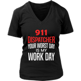 911 Dispatcher T-Shirt - Emergency Worker Tshirt - Funny Tee - Womens Plus Size Up To 4X