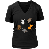 Falling Cat T-shirt - Funny Cute Kittens Tee - Cat Mom Shirt - Womens Plus Size Up To 4X