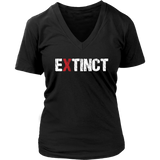 End Extinction Tee - Extinct T-Shirt - Animal Awareness - Womens Plus Size Up To 4X