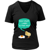 Cute Egg and Chick Funny Animal Graphic T-shirt - Joke Tee - Womens Plus Size Up To 4X