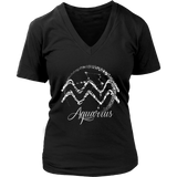 Aquarius T-Shirt - Zodiac Sign Tshirt - Horoscope Tee Shirts - Womens Plus Size up to 4X