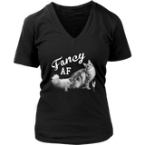 Fancy AF T-Shirt - Kitty Tshirt - Cat Lover Tee Shirt - Womens Plus Size up to 4X