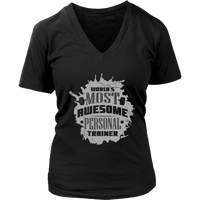 Awesome Personal Trainer Tshirt - Fitness Workout Motivation Tee - Womens Plus Size Up To 4X