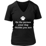 Women's T-Shirt , Dog Lover's T Shirt , Graphic T . Motivational Tee Shirt