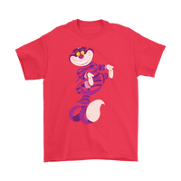 Cheshire Cat T-Shirt Purple Cat Floating Shirt