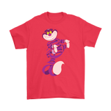 Cheshire Cat T-Shirt Purple Cat Floating Shirt