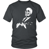 Banjo Playing Skull Men's T-Shirt - Funny Tshirt - Band Music Tee