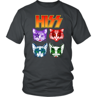 Funny Cat Men's TShirt - Hiss for Kiss T-Shirt - Kitty Tee