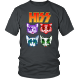 Funny Cat Men's TShirt - Hiss for Kiss T-Shirt - Kitty Tee