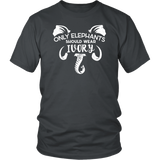 Ivory is for Elephants Only Men's Tshirt - Save Animals T-shirt