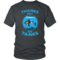 No Tanks - Awareness Men's T-Shirt -Protect Animals Tshirt - Love