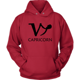 Capricorn Hoodie - Horoscope Sweatshirt - Birthday Sign Long Sleeve - Plus Size Up To 5X