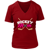 Hockey Ice Game Shirt for Cheer Mom Tshirt - Mother's Day T-Shirt - Womens Plus Size Up To 4X