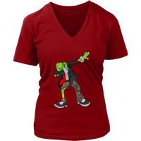 Dabbing Zombie T-Shirt - Halloween Funny Dab T Shirt - Womens Plus Size up to 4X