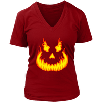 Jack Olantern Smile T-Shirt - Halloween Pumpkin Tee - Womens Plus Size up to 4X