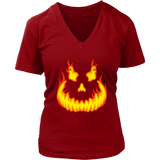 Jack Olantern Smile T-Shirt - Halloween Pumpkin Tee - Womens Plus Size up to 4X