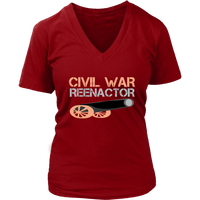 American Civil War Reenactor Tshirt - Historian Scholar Tee - Womens Plus Size Up To 4X