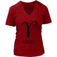 Aries T-Shirt - Zodiac Sign Tshirt - Horoscope Tee Shirts - Womens Plus Size Up To 4X