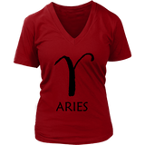 Aries T-Shirt - Zodiac Sign Tshirt - Horoscope Tee Shirts - Womens Plus Size Up To 4X