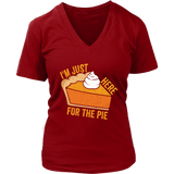 Autumn Pumpkin Pie Tshirt - Thanksgiving Holiday Food Tee - Womens Plus Size Up To 4X