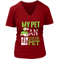 My Pet Can Eat Your Pet - Exotic Animal Pet Owner Tee - Womens Plus Size Up To 4X