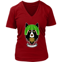 Melon Collie Funny Dog Tshirt - Melancholy Dogs Tee - Womens Plus Size Up To 4X